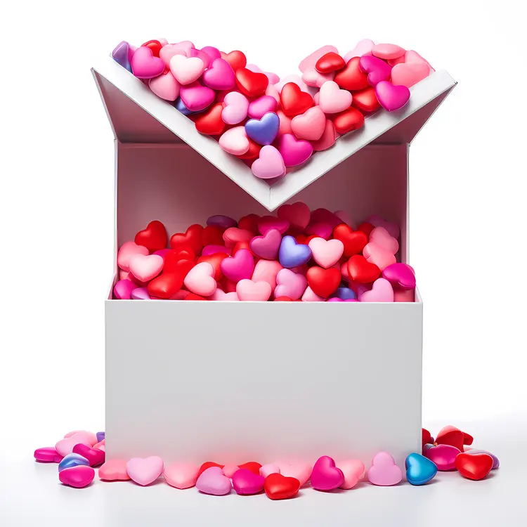 Box Filled with Hearts