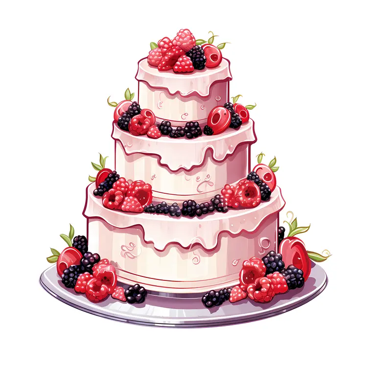 Delicious Berry Cake
