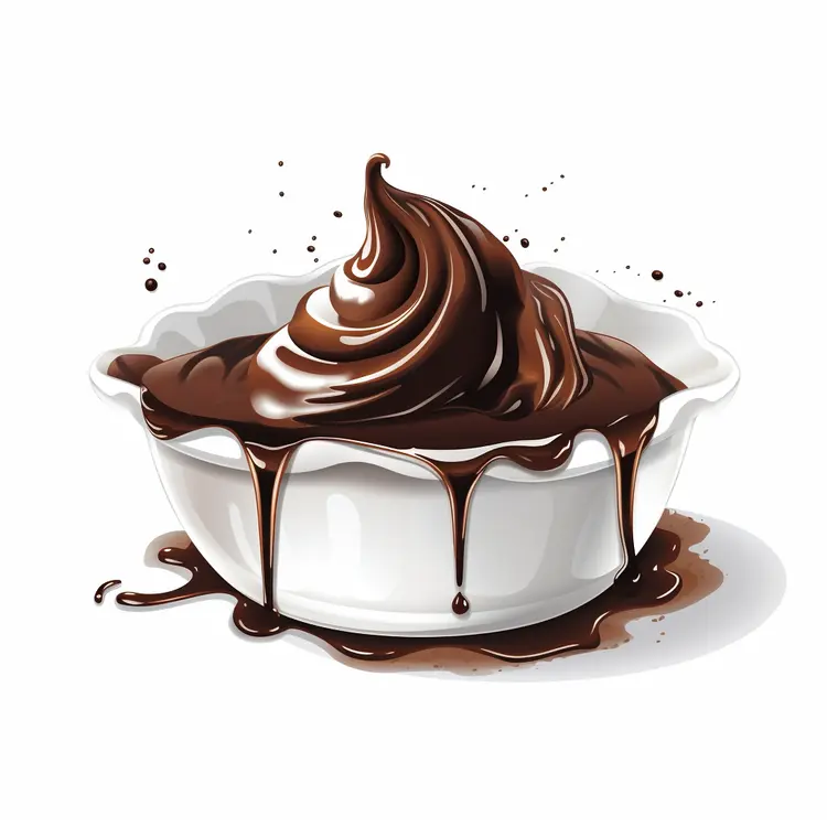 Delicious Chocolate Dessert in a Bowl