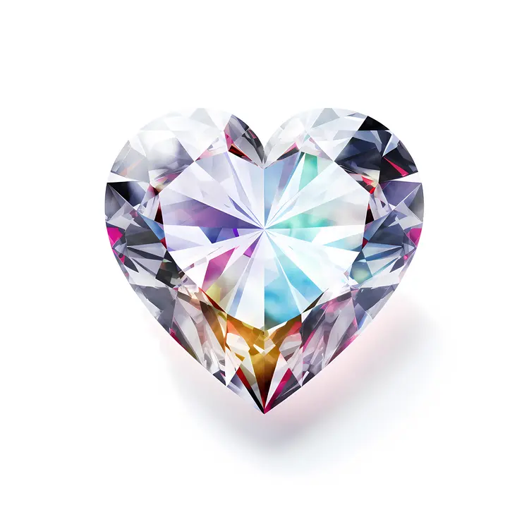 Sparkling Crystal Heart Jewelry
