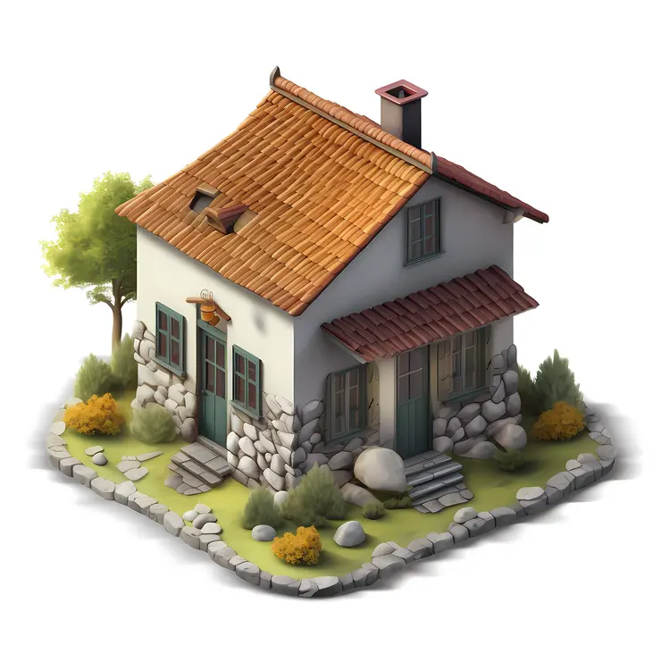 Small Cute Doodle House