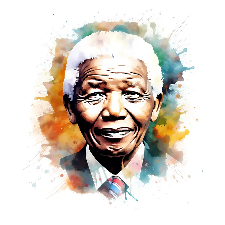 Dignified Watercolor Portrait of an Elderly Man