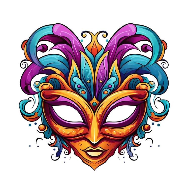 Colorful Mask for Carnival