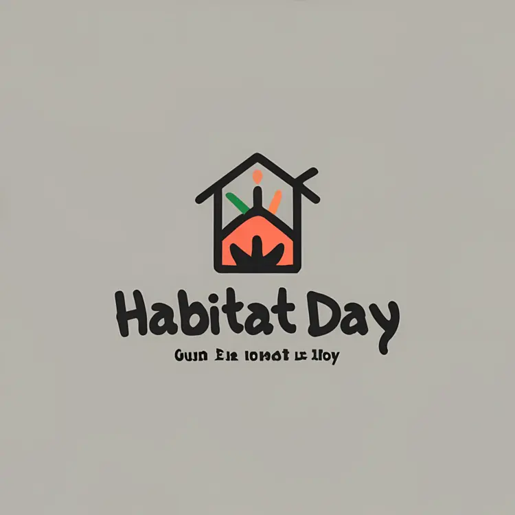 Small cute doodle house