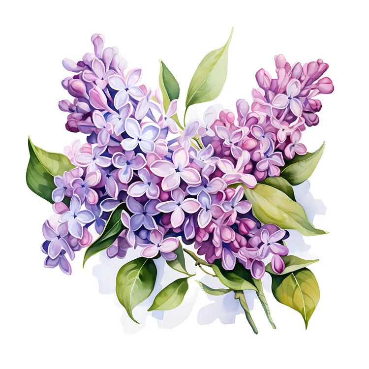 Beautiful Purple Lilac Flowers