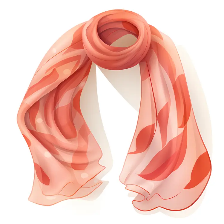 Flowing Pink Scarf