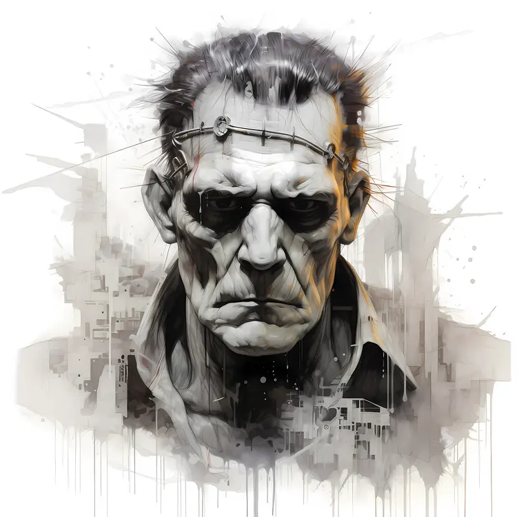 Artistic Frankenstein Monster Portrait