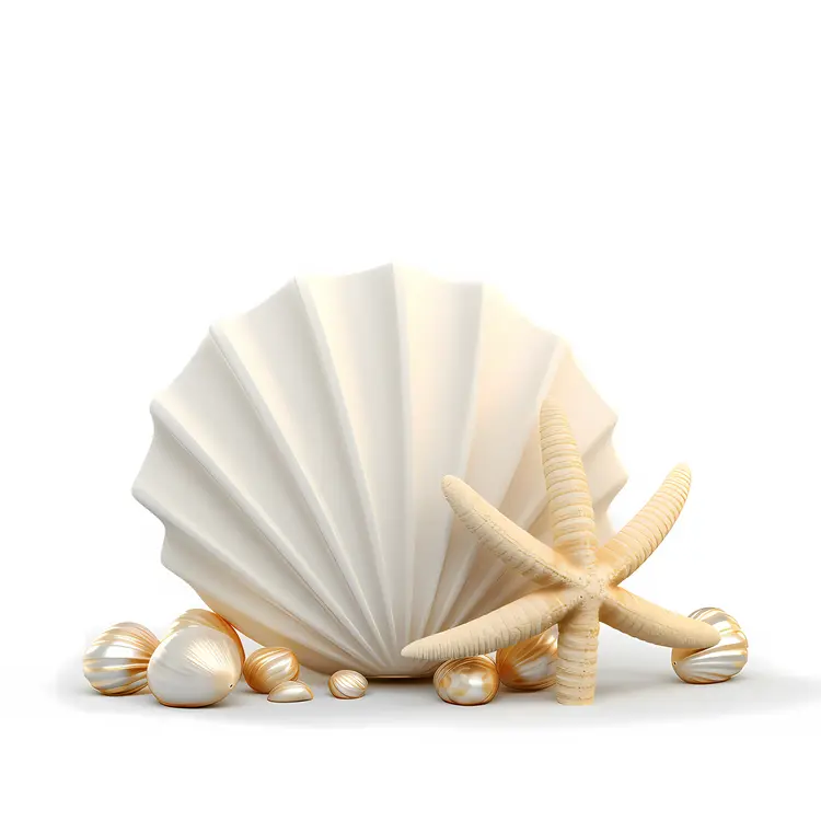 Seashells and Starfish Collection