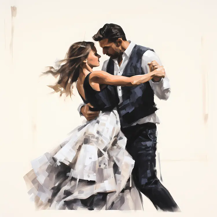Romantic Dancing Couple