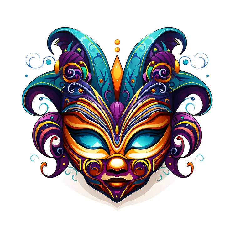 Colorful Mask for Carnival