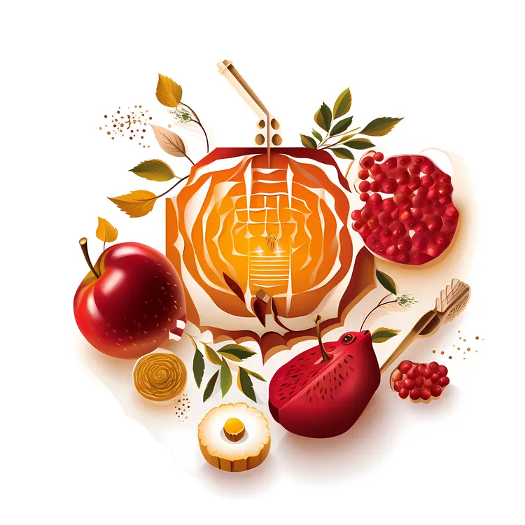 Rosh Hashanah Pomegranate and Honey