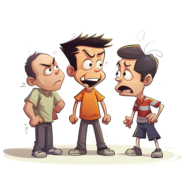 Angry Boys in Argument
