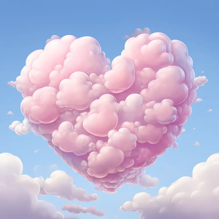 Heart-Shaped Pink Cloud