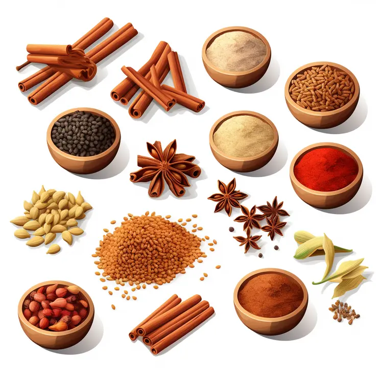 Assorted Spices and Seeds