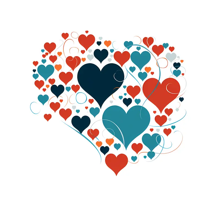 Colorful Heart Pattern