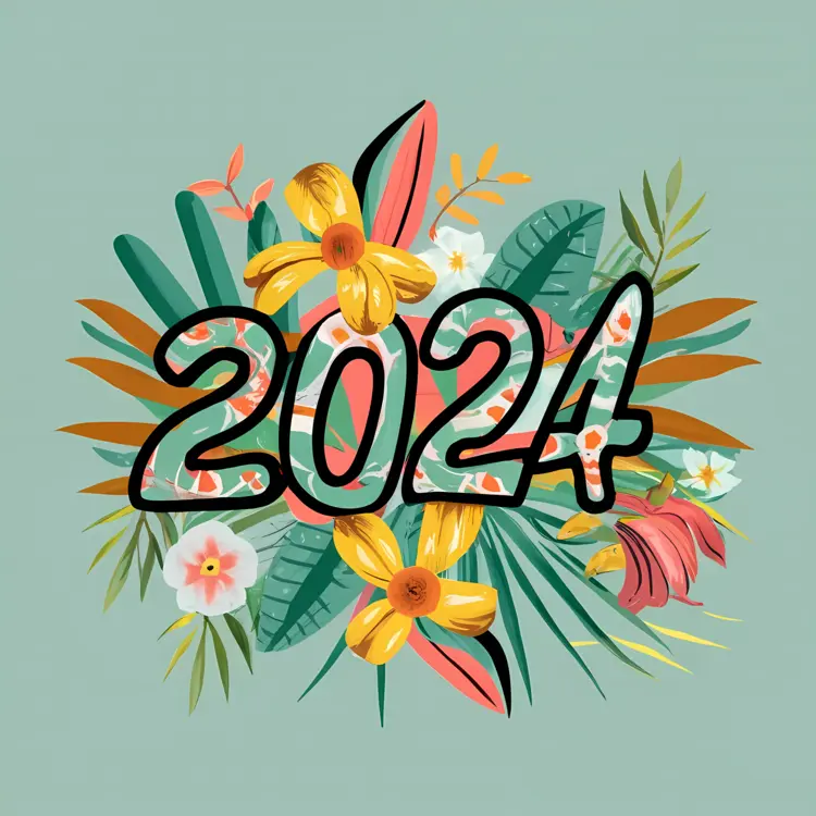 2024 with Floral Design