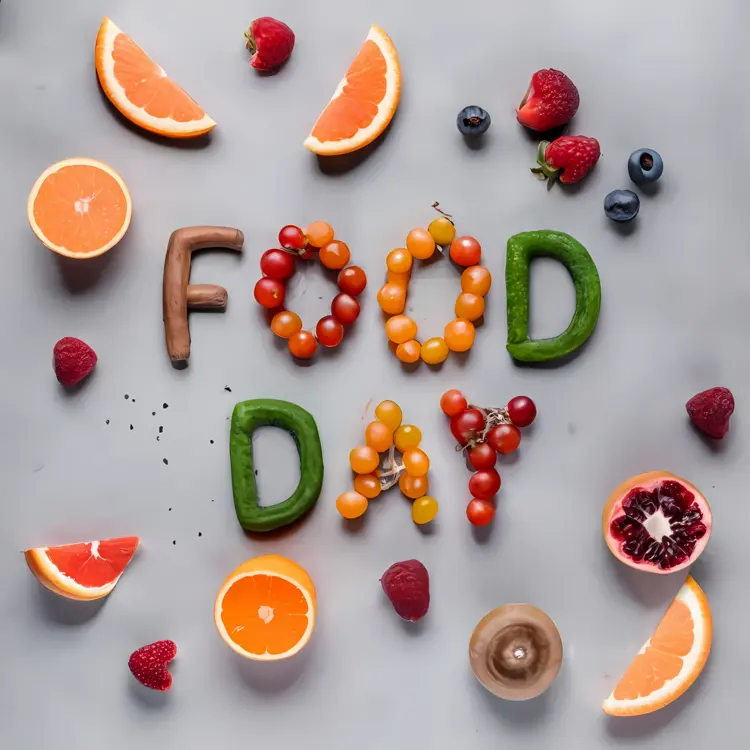 Creative Food Arrangement for Food Day