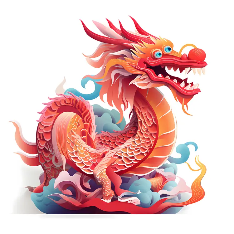 Red Dragon Illustration