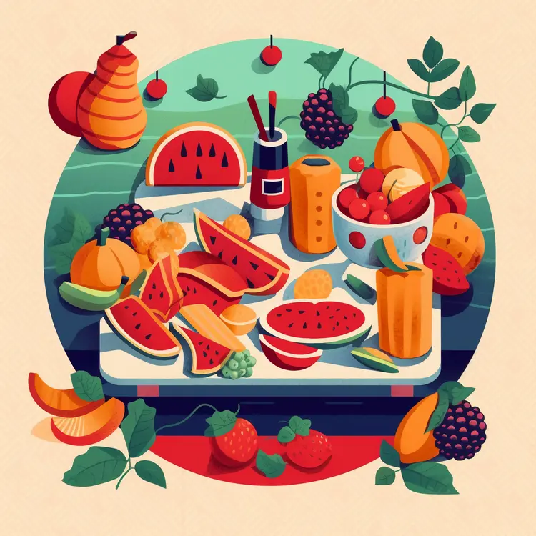 Colorful Summer Fruit Platter
Colorful Summer Fruit Platter
