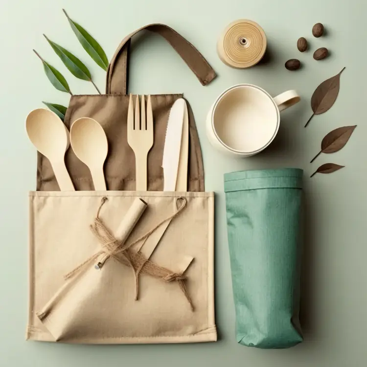 Eco-friendly Wooden Cutlery Set for Sustainable Living