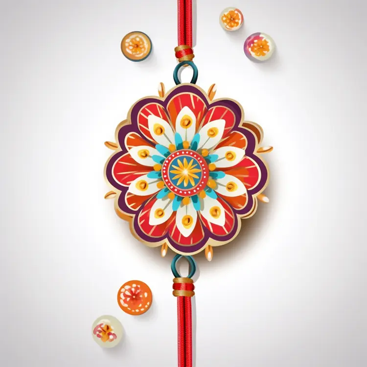 Colorful Rakhi for Raksha Bandhan Celebration