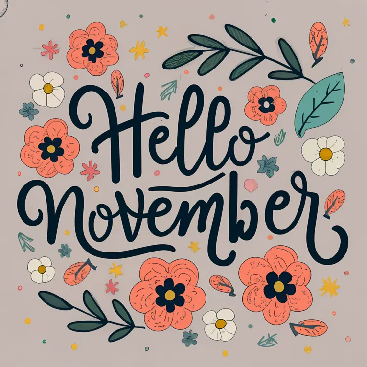 Hello November with Floral Design