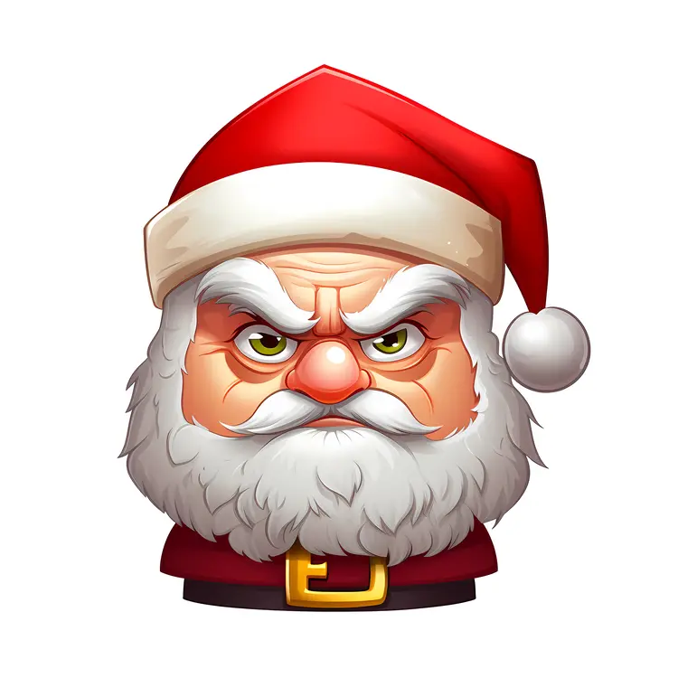 Grumpy Santa Claus