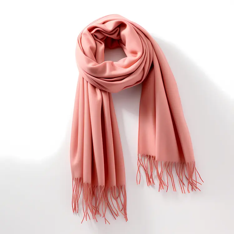 Pink Scarf Illustration