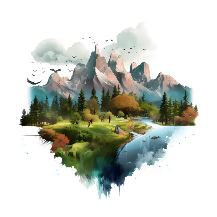 Beautiful Mountain Landscape