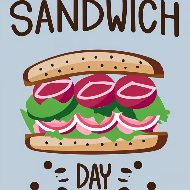 Cartoon Sandwich for Sandwich Day