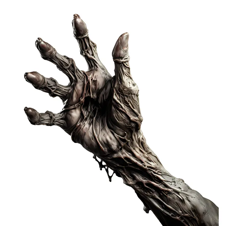 Decayed Hand Illustration for Halloween