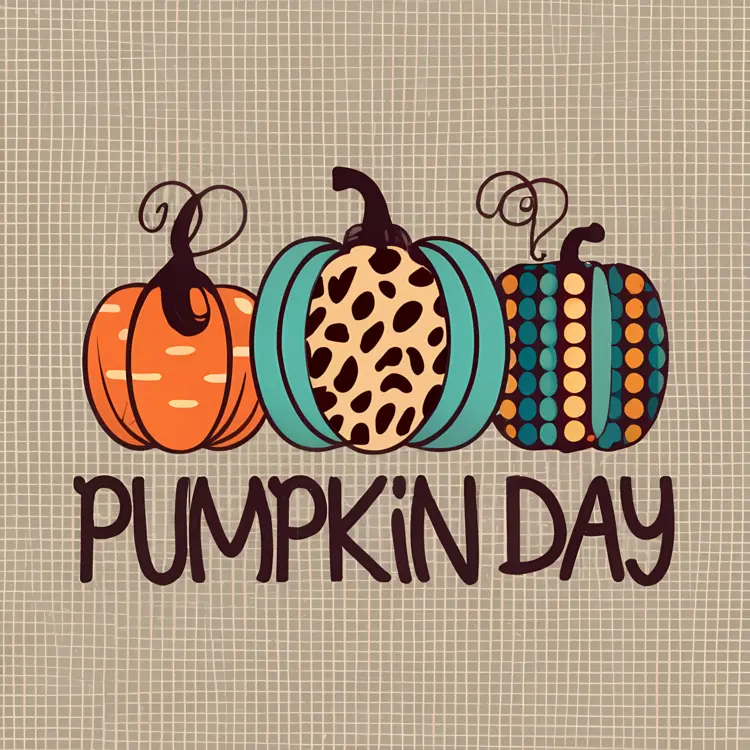 Patterned Pumpkins for Pumpkin Day