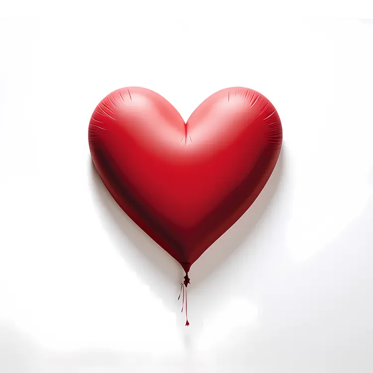 Red Heart Balloon