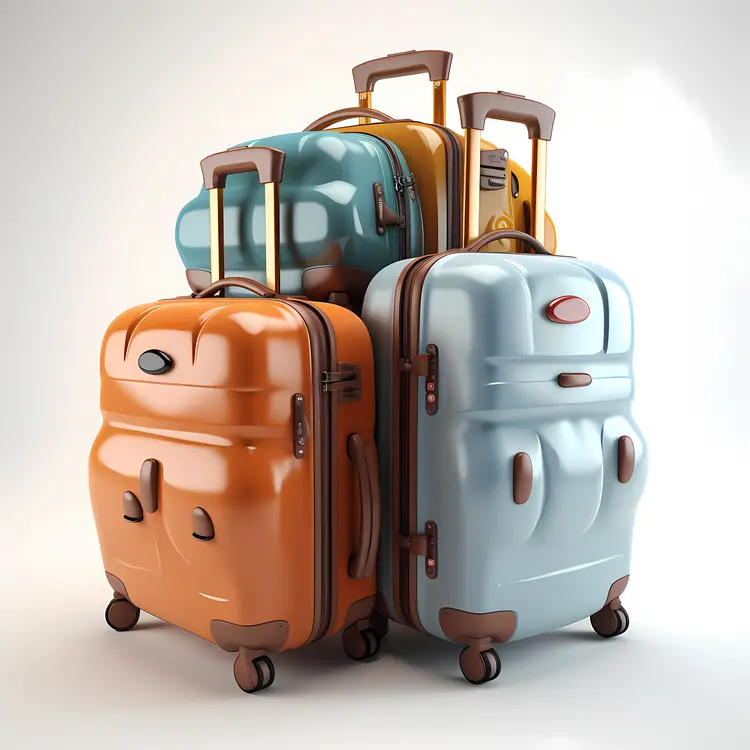 Modern Hard Shell Luggage Set