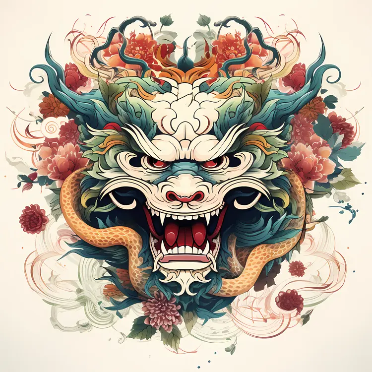 White Dragon Head