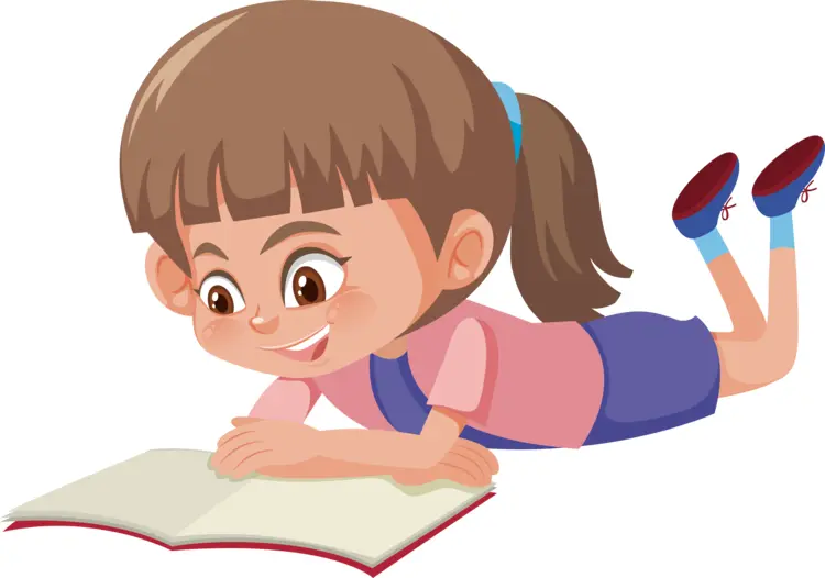 Child Reading a Book