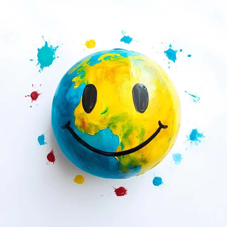 Painted Earth Smiley