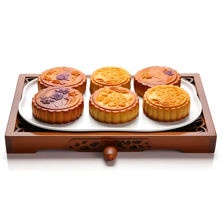 Traditional Mooncakes for Mid-Autumn Festival