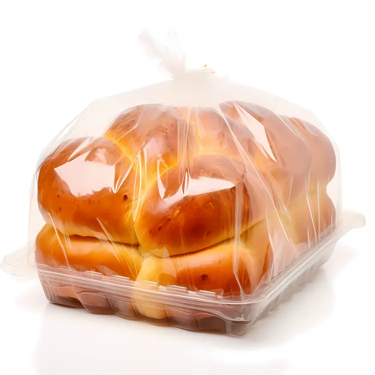 Packaged Golden Brown Braided Bread