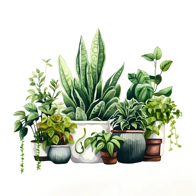 Assorted Potted Plants