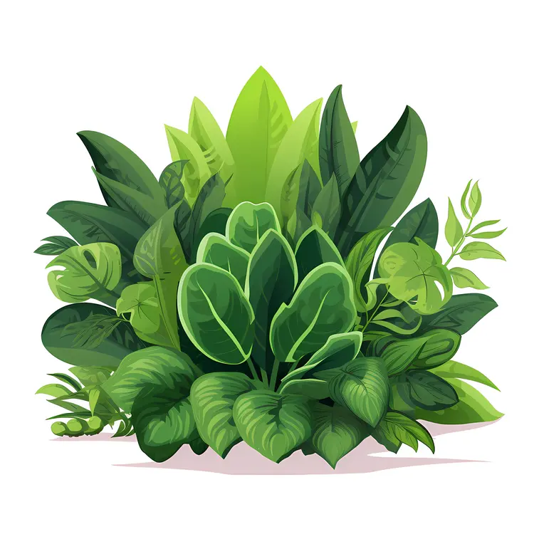Dense Green Plants