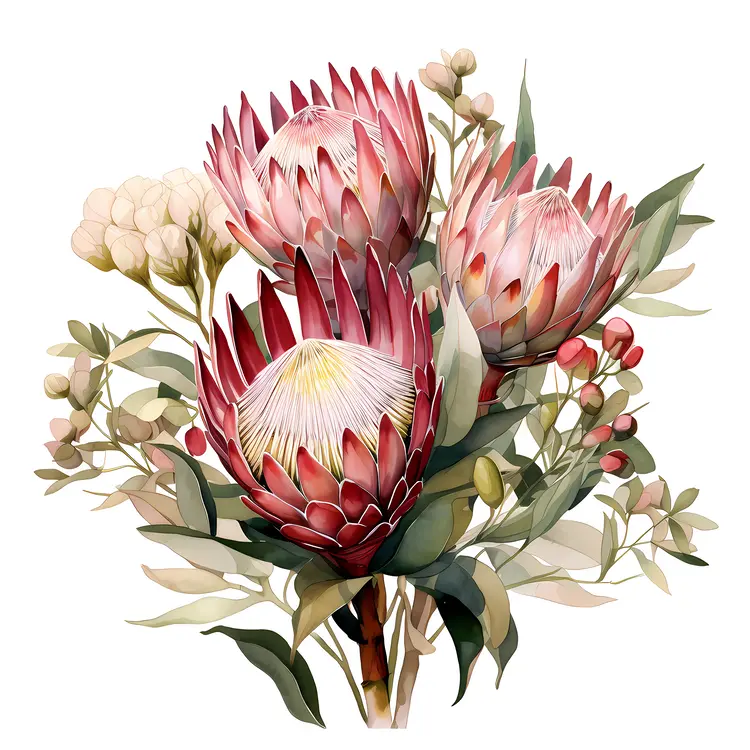 Elegant Protea Flower Bouquet