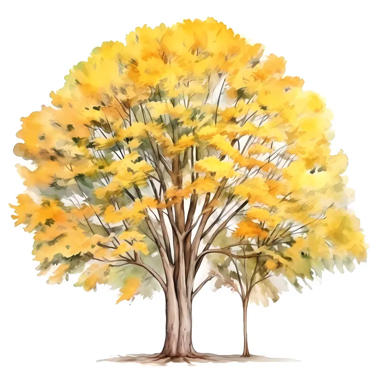 Yellow Autumn Tree