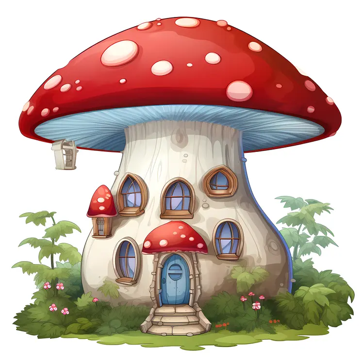 Small cute doodle house