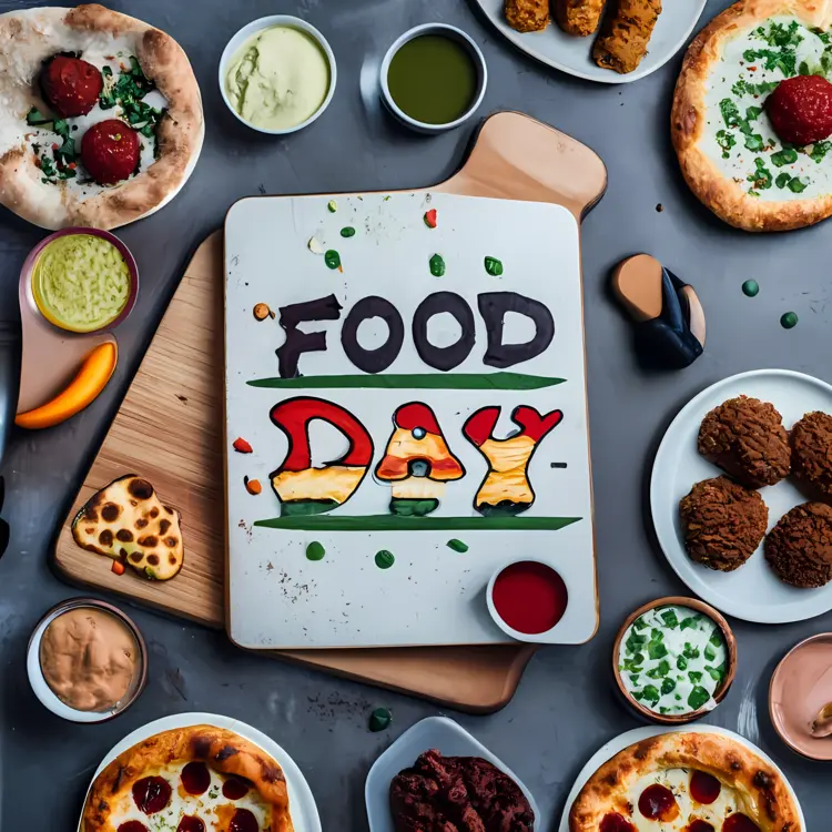 Variety of Delicious Food for Food Day