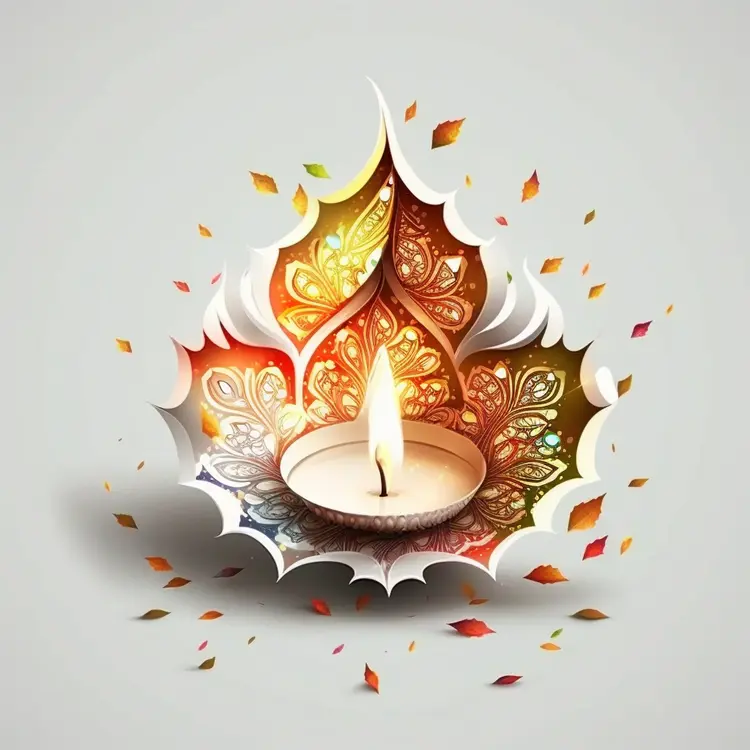 Decorative Diya for Diwali Celebration