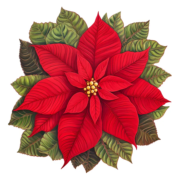 Beautiful Poinsettia for Christmas Decor