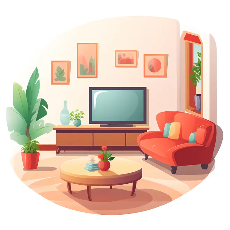 Cozy Living Room with Modern Decor