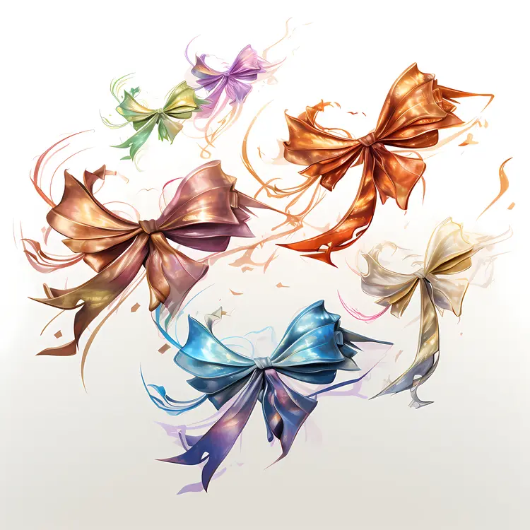 Shiny and Elegant Bows