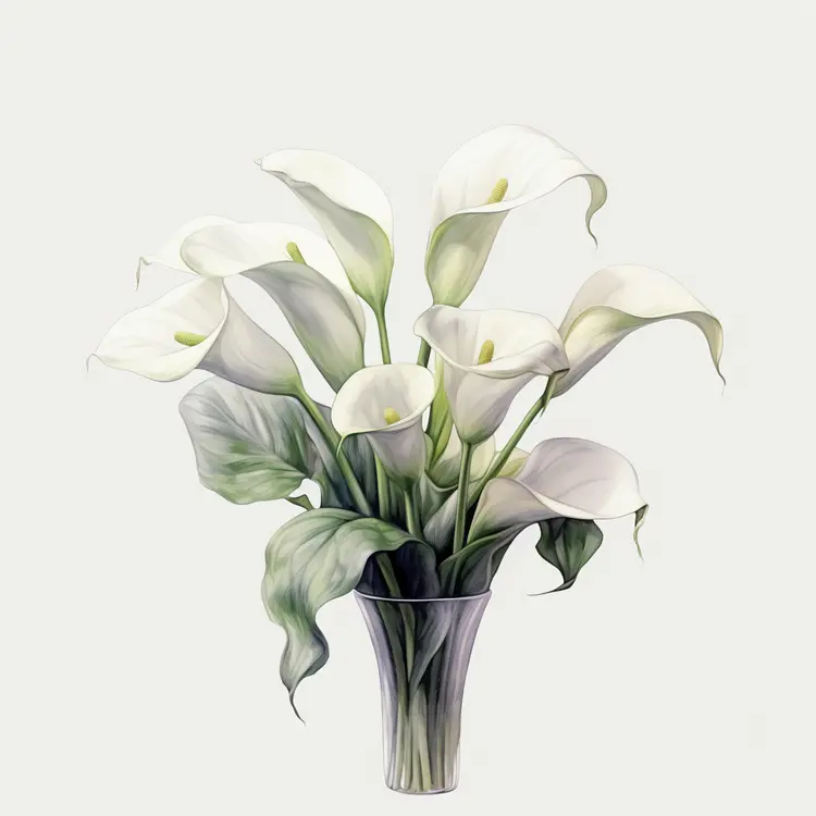 Elegant Calla Lily Floral Arrangement